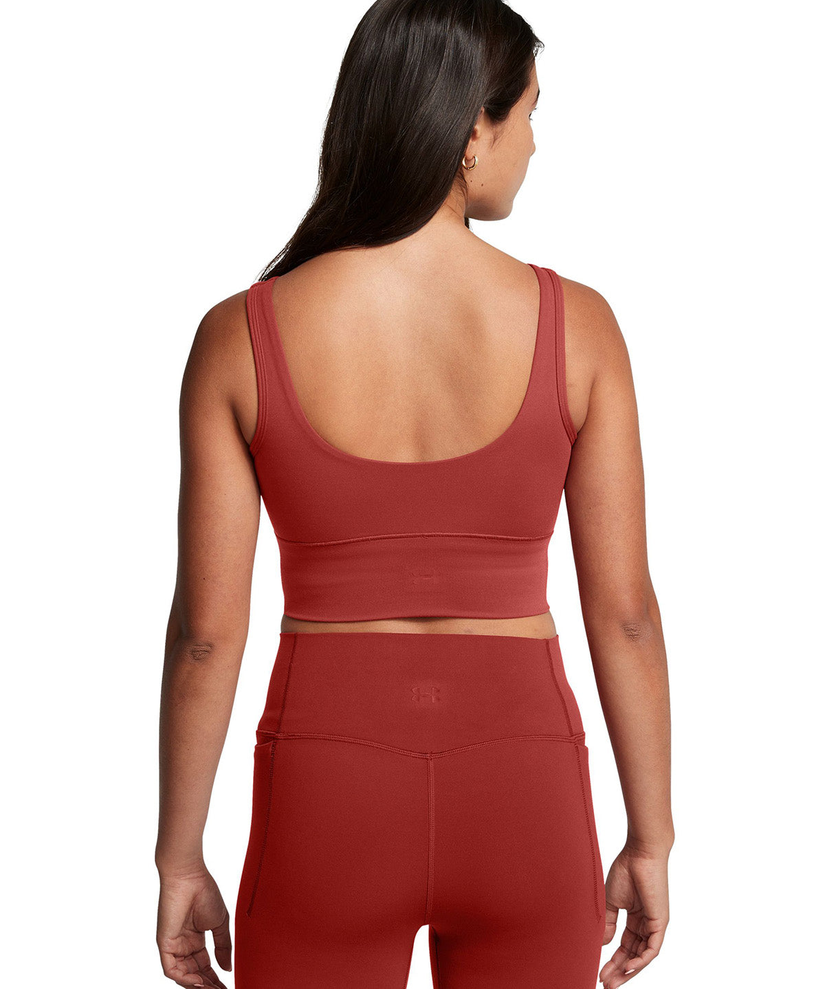 Polera sin mangas UA Crop Meridian para mujer