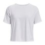 Polera manga corta Under Armour motion blanco para mujer