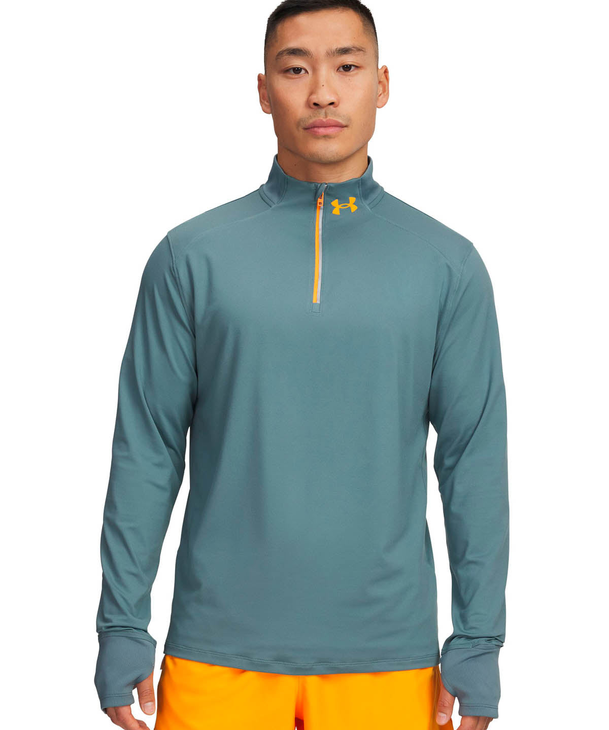 Polerón Running para Hombre Launch Pro 1/4 zip Azul Under Armour