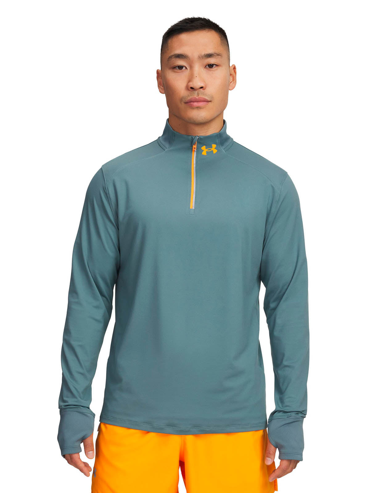 Polerón Running para Hombre Launch Pro 1/4 zip Azul Under Armour