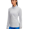 Polerón Running para Mujer Launch pro 1/2 Zip Gris Under Armour