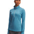 Polerón Running para Mujer Launch pro 1/2 Zip Azul Under Armour