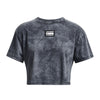 Polera manga corta Washed Woven para mujer Under Armour