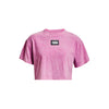 Polera manga corta Washed Woven para mujer Under Armour