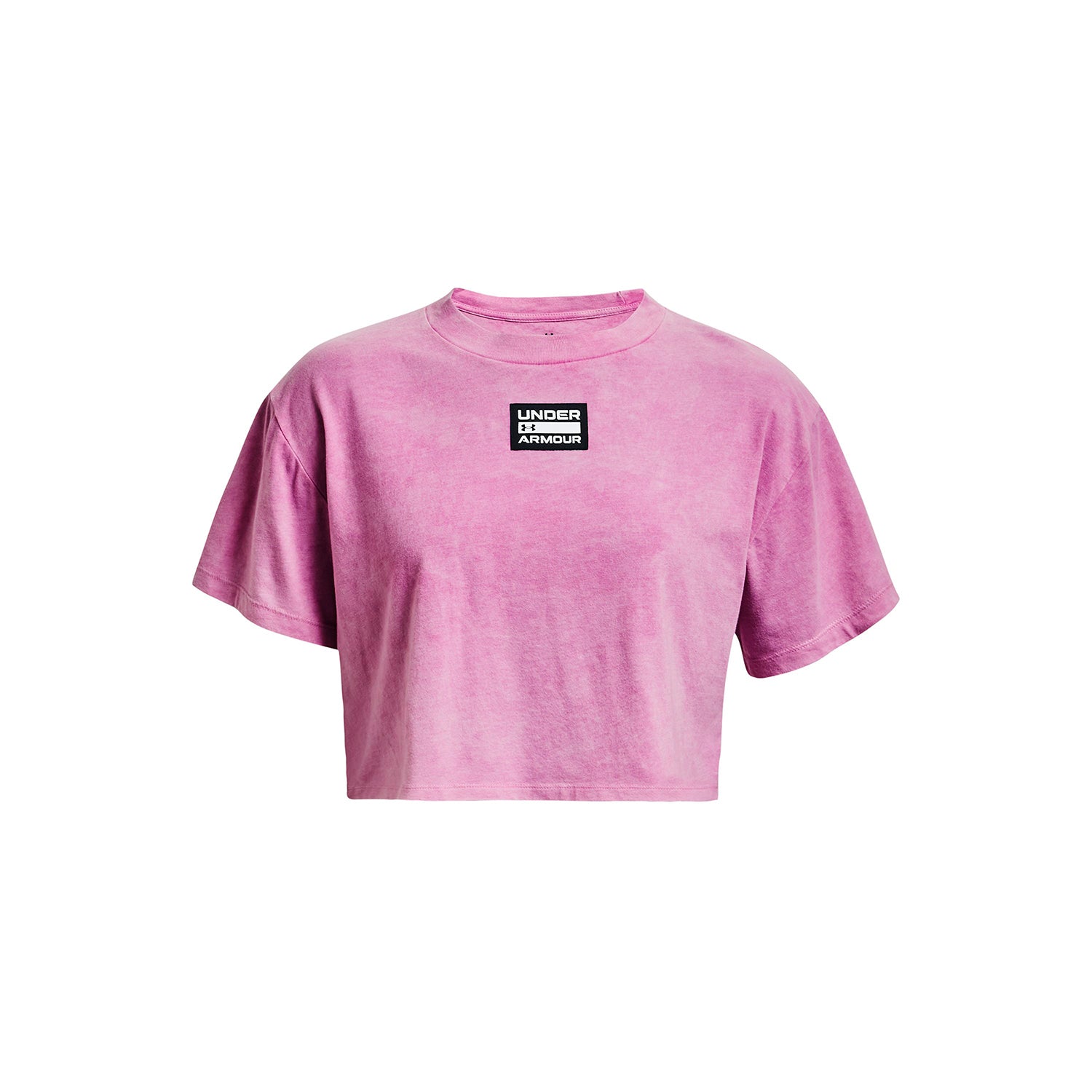 Polera manga corta Washed Woven para mujer Under Armour