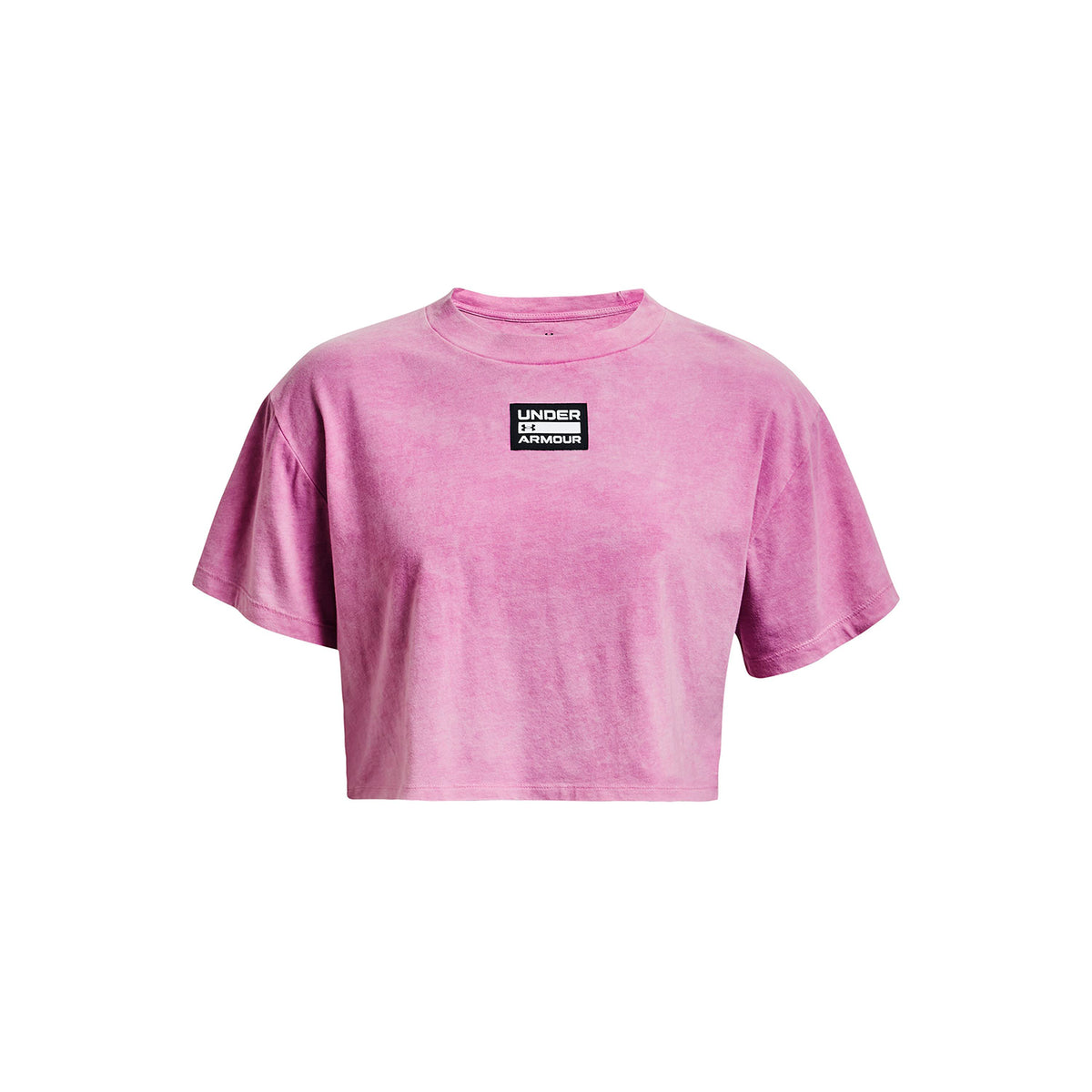 Polera manga corta Washed Woven para mujer Under Armour