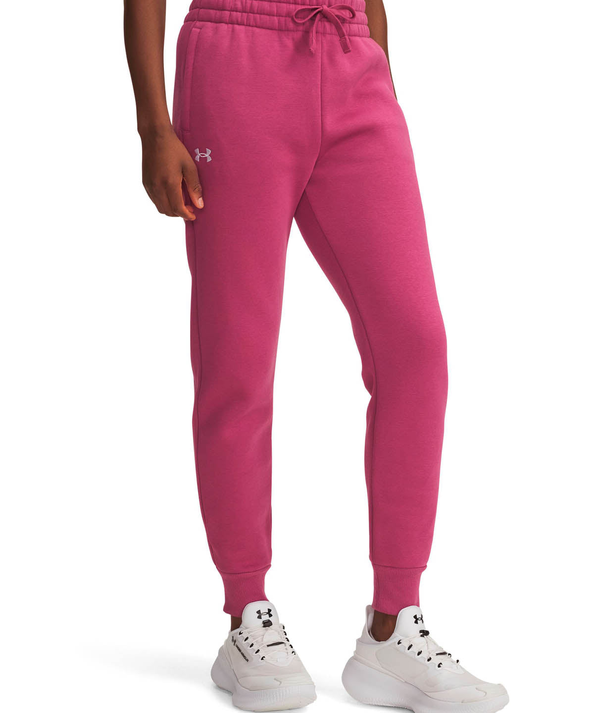 Buzo Lifestyle para mujer Rival Fleece rojo Under Armour