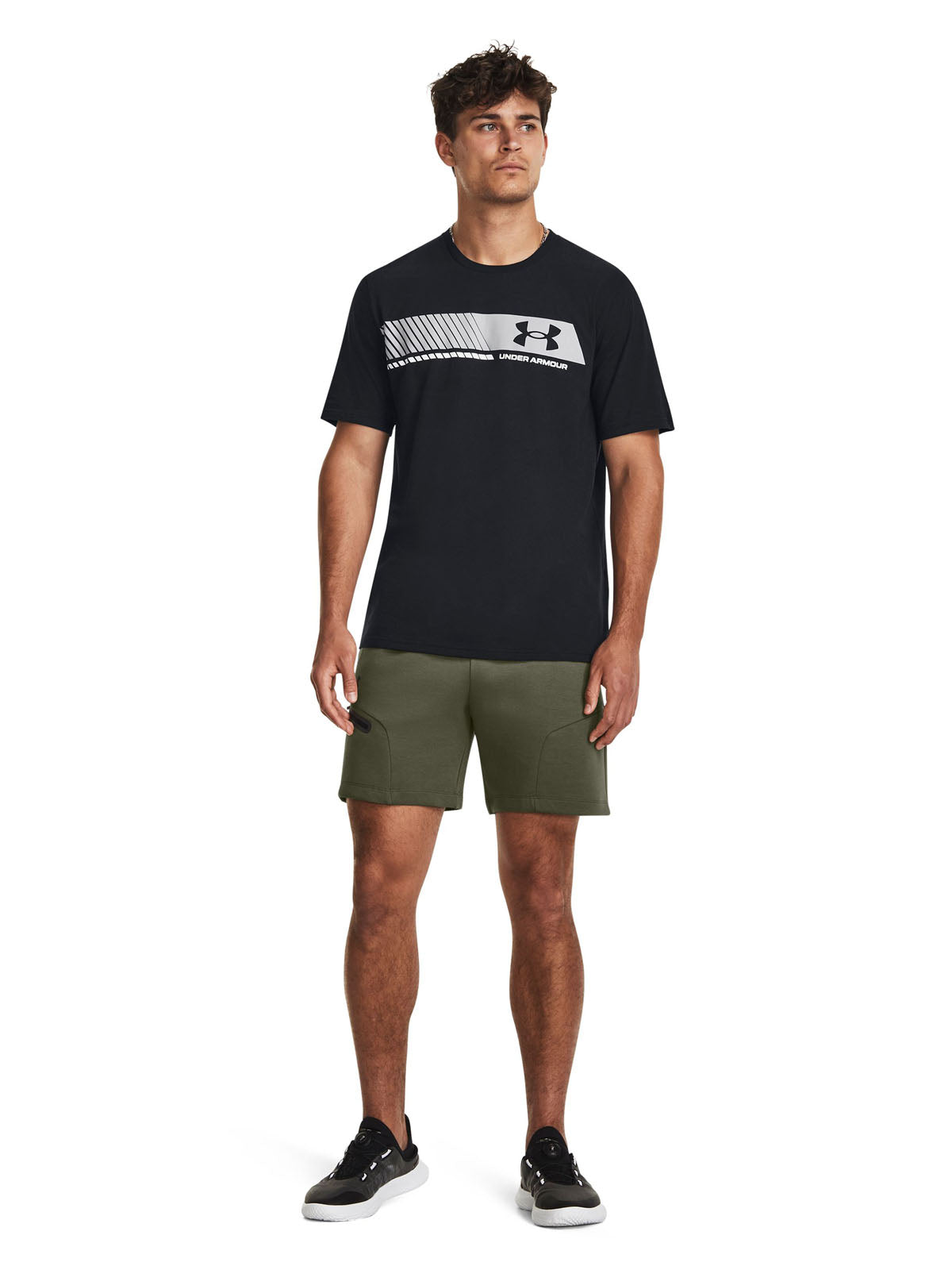 Polera manga corta UA Stripe para hombre