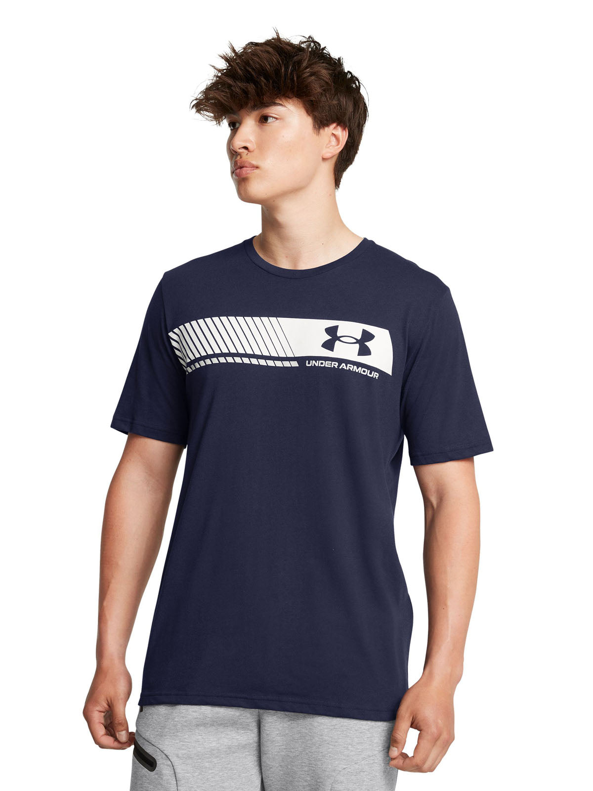 Polera manga corta UA Stripe para hombre