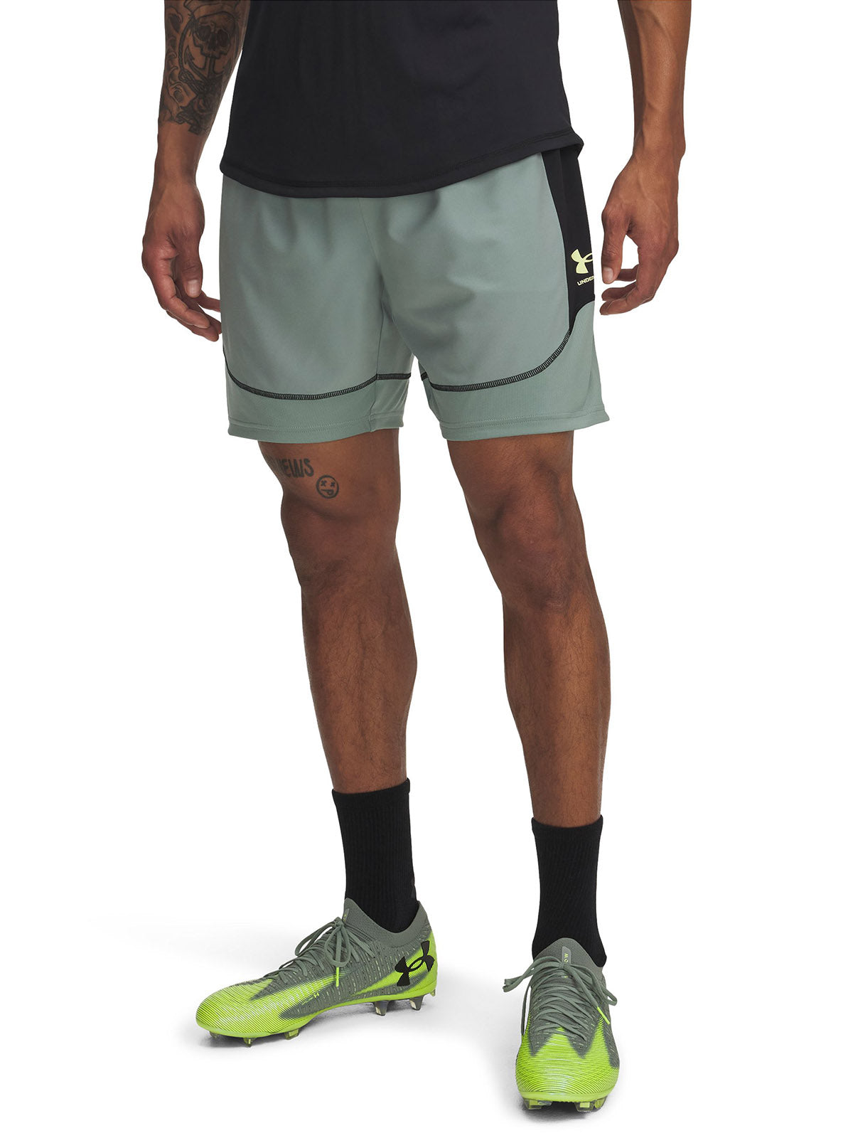 Shorts Under Armour challenger pro verde para hombre