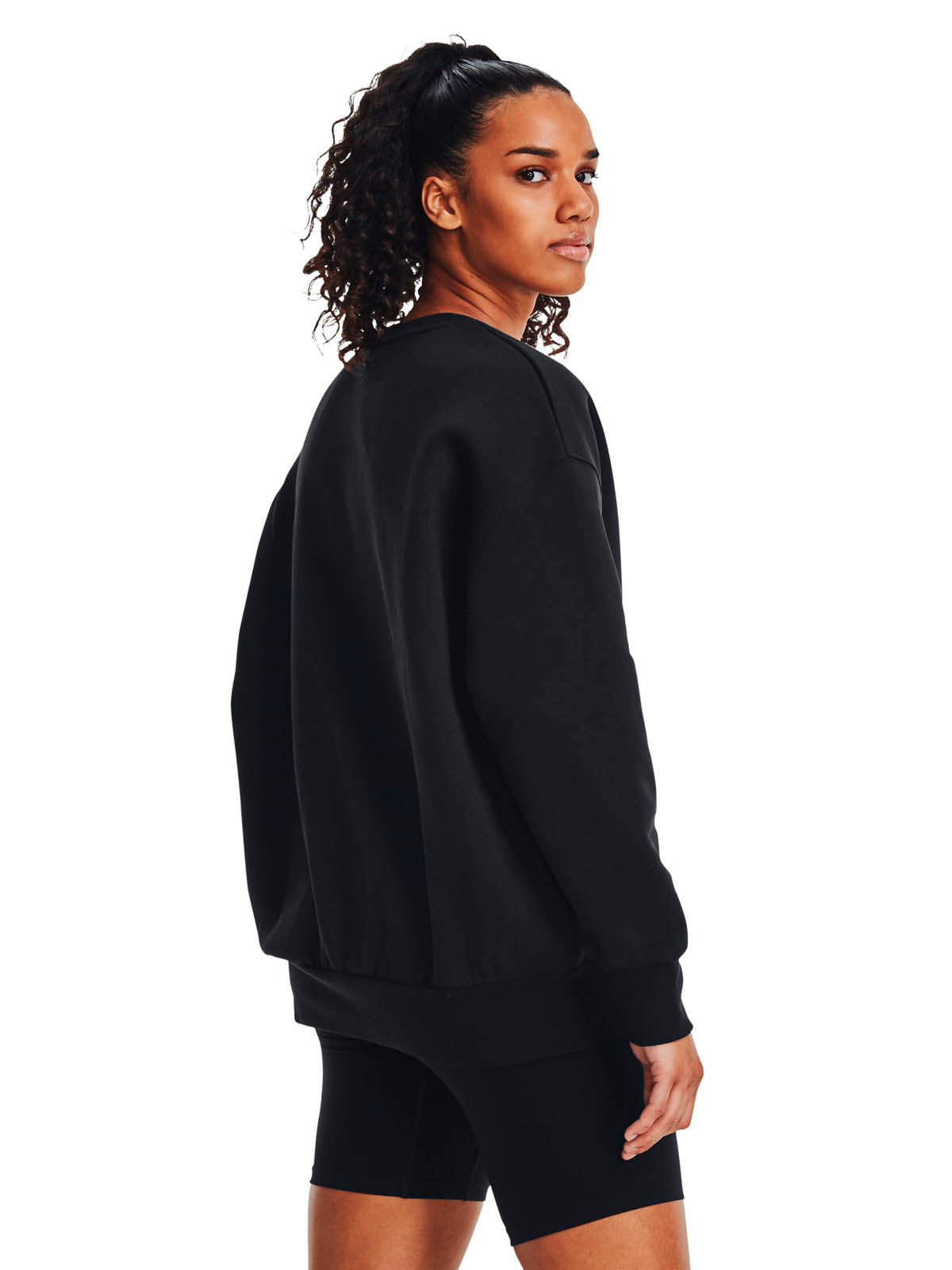 Polerón Oversize UA Icon Fleece para mujer