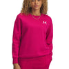 Polerón mujer Under Armour Icon fleece oversized morado