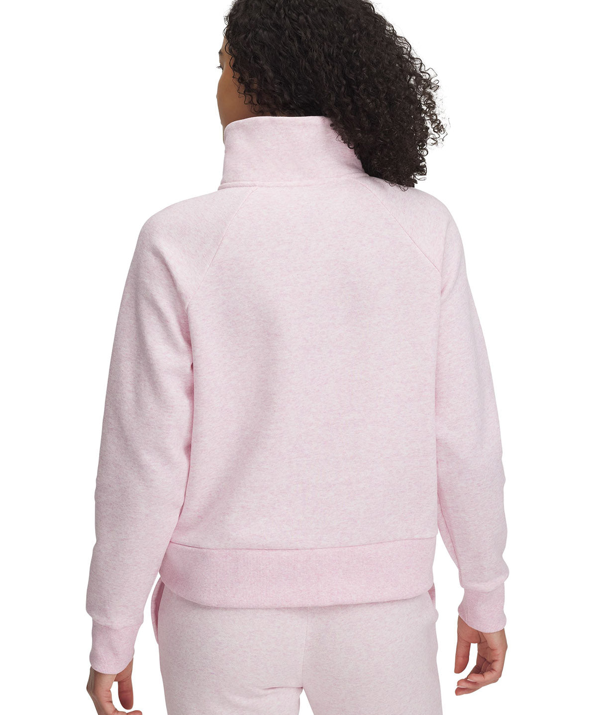 Polerón Under Armour Rival fleece ½ cierre rosado para mujer