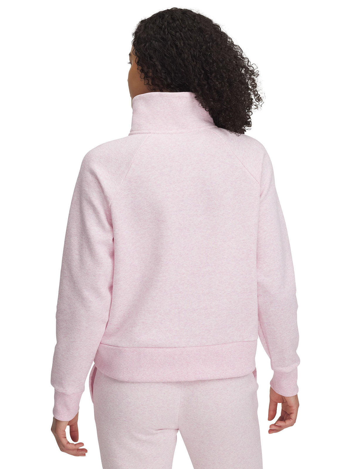 Polerón Under Armour Rival fleece ½ cierre rosado para mujer