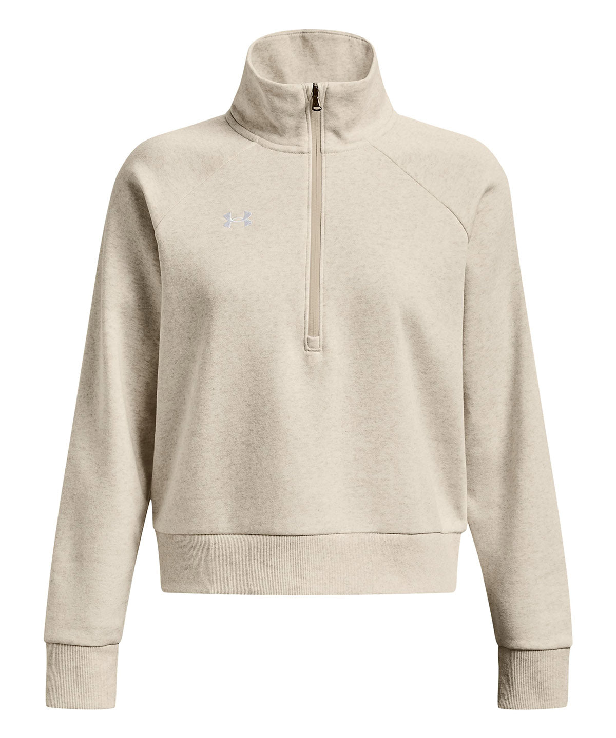 Polerón mujer Under Armour Rival fleece ½ cierre café