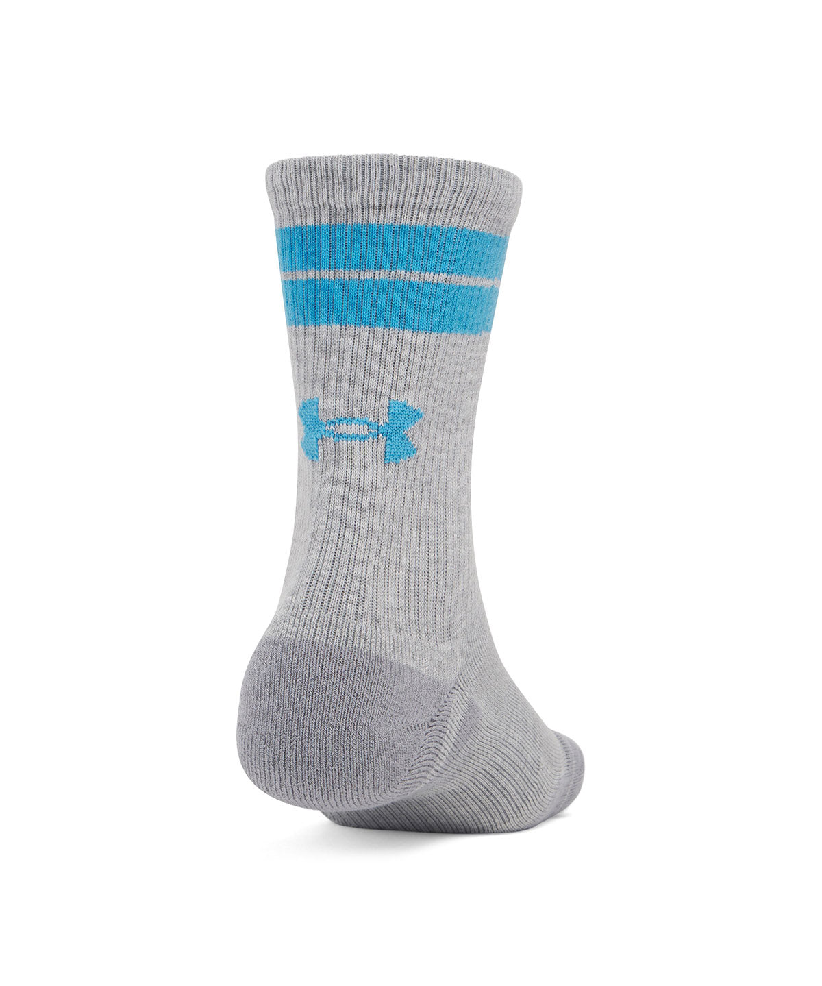 Calcetín unisex Under Armour performance tech pack de 3 gris