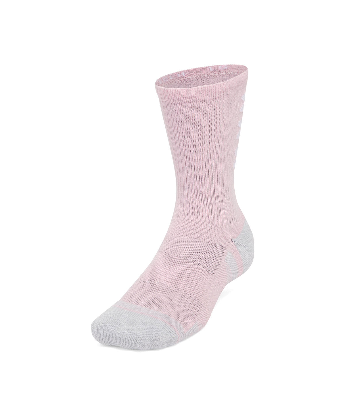 Calcetín unisex Under Armour performance tech pack de 3 rosado crew