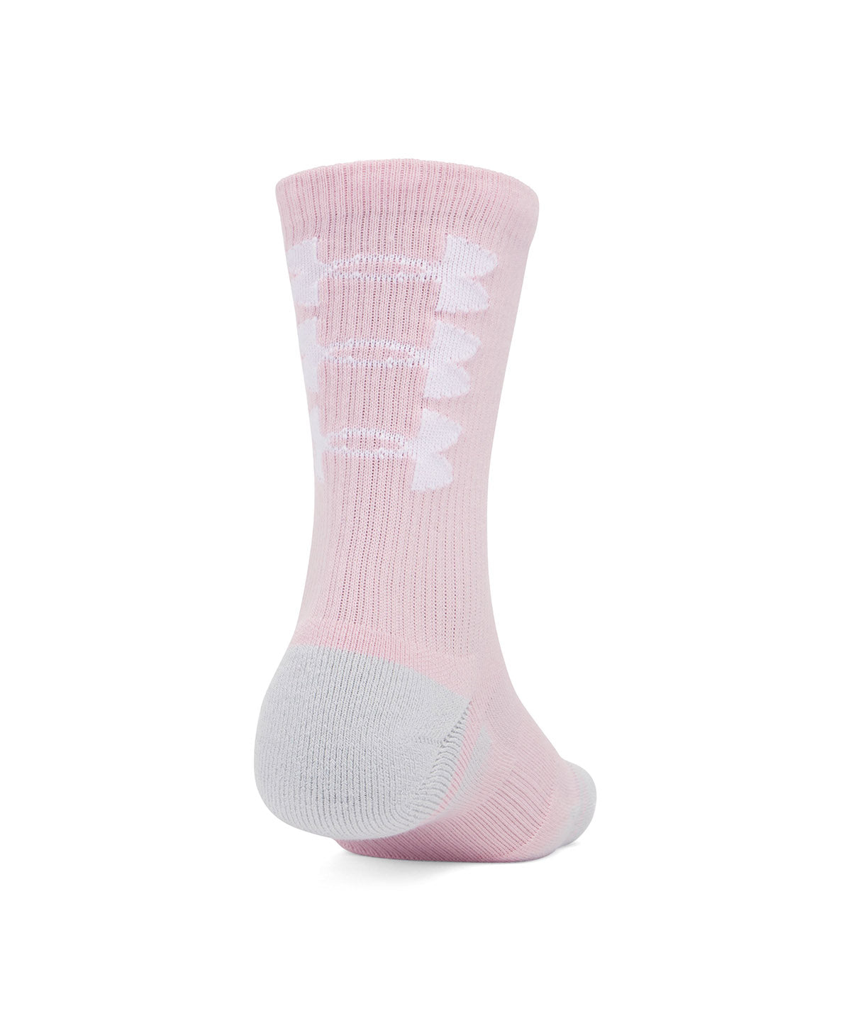 Calcetín unisex Under Armour performance tech pack de 3 rosado crew