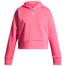 Polerón Lifestyle para niña Rival Fleece Crop rosado Under Armour