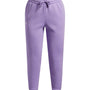 Buzo Lifestyle para niña Rival Fleece morado Under Armour