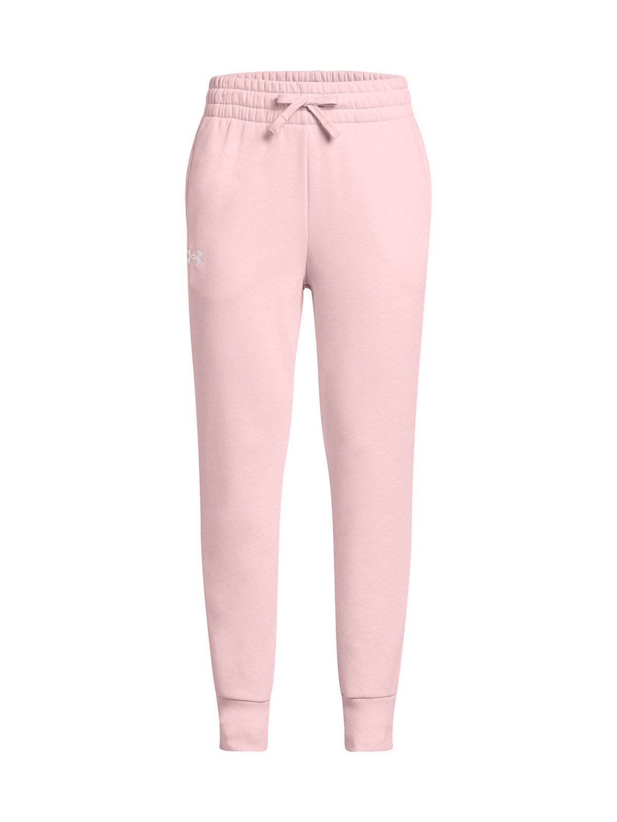 Jogger Under Armour Rival fleece rosado para niñas