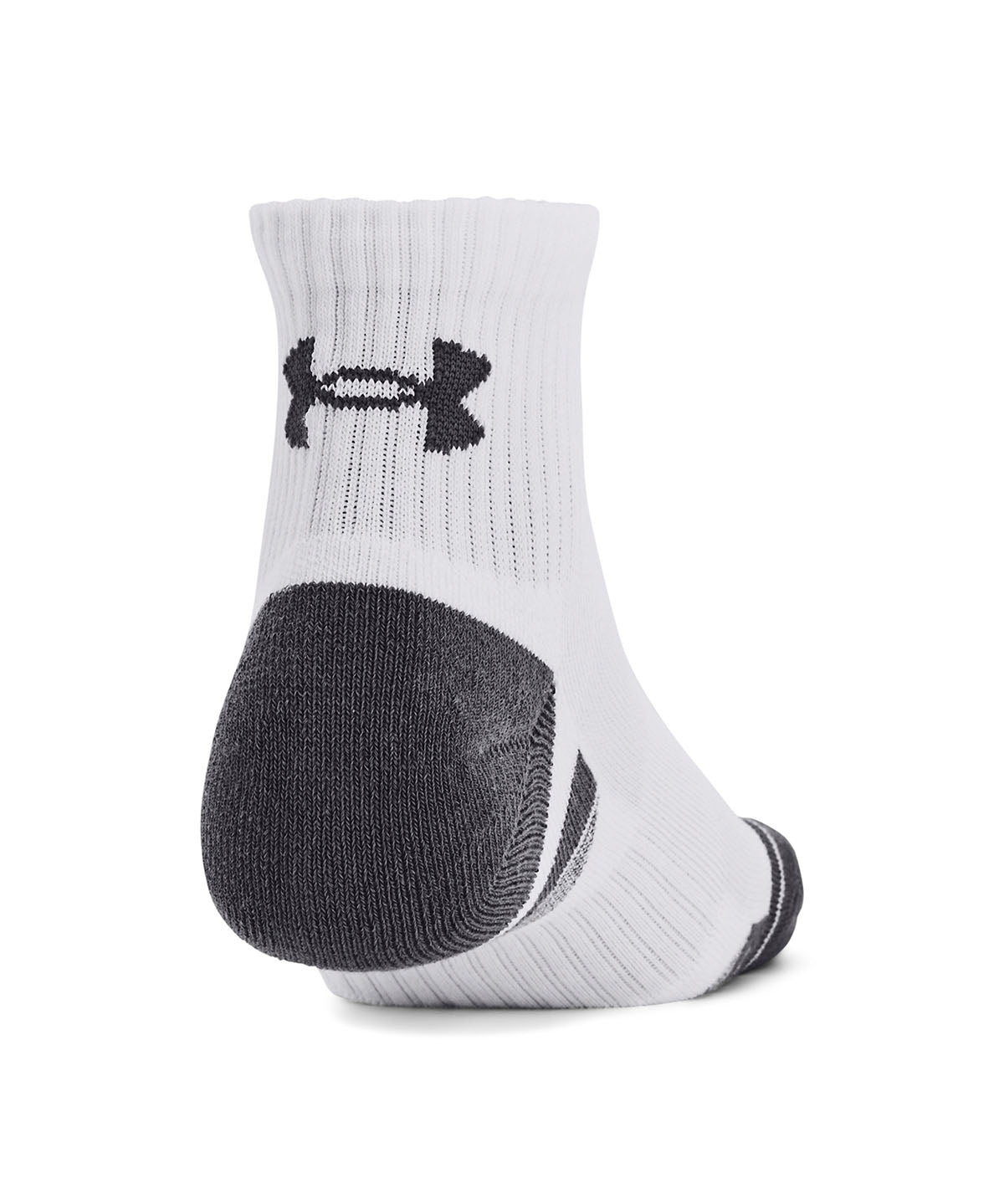 Calcetín unisex Under Armour performance algodón 3 pack cortos blanco