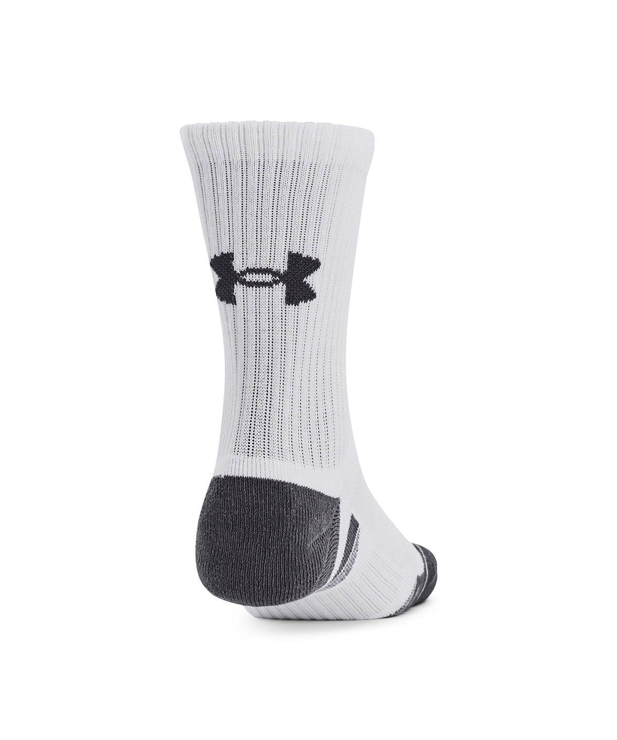 Calcetín unisex Under Armour performance algodón 3 pack mid blanco