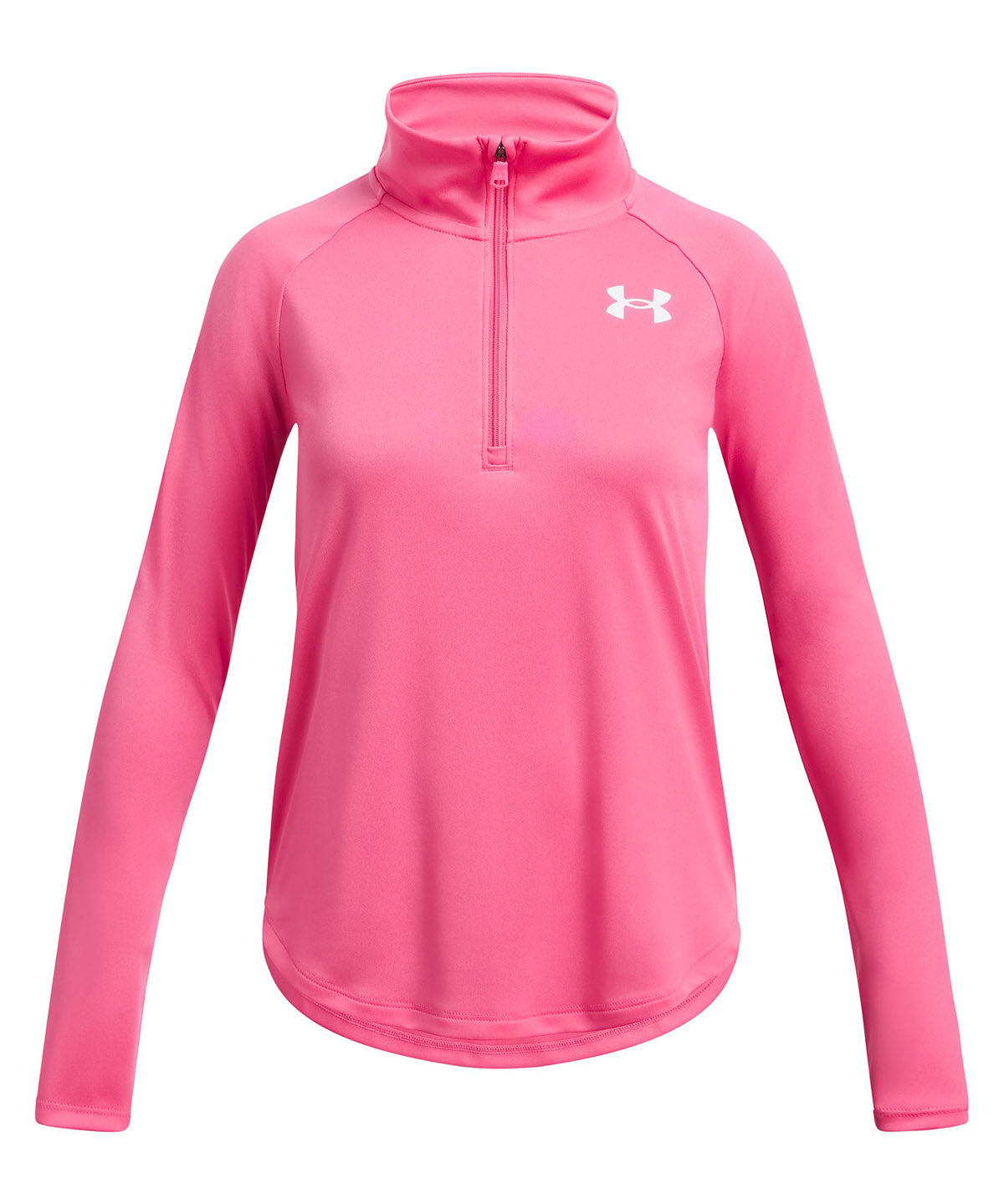 Polerón Under Armour tech ½ cierre rosado para niña