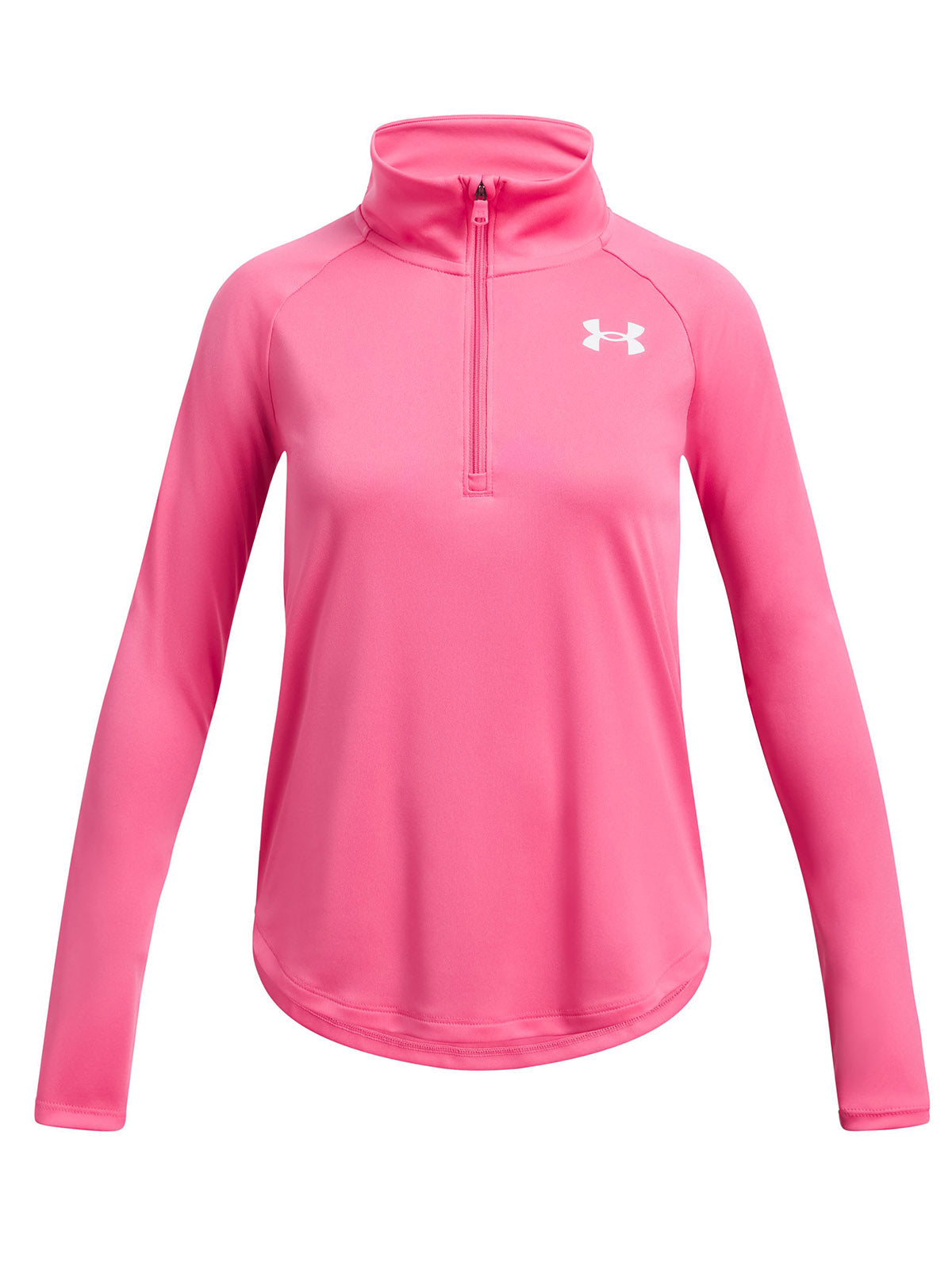 Polerón Under Armour tech ½ cierre rosado para niña
