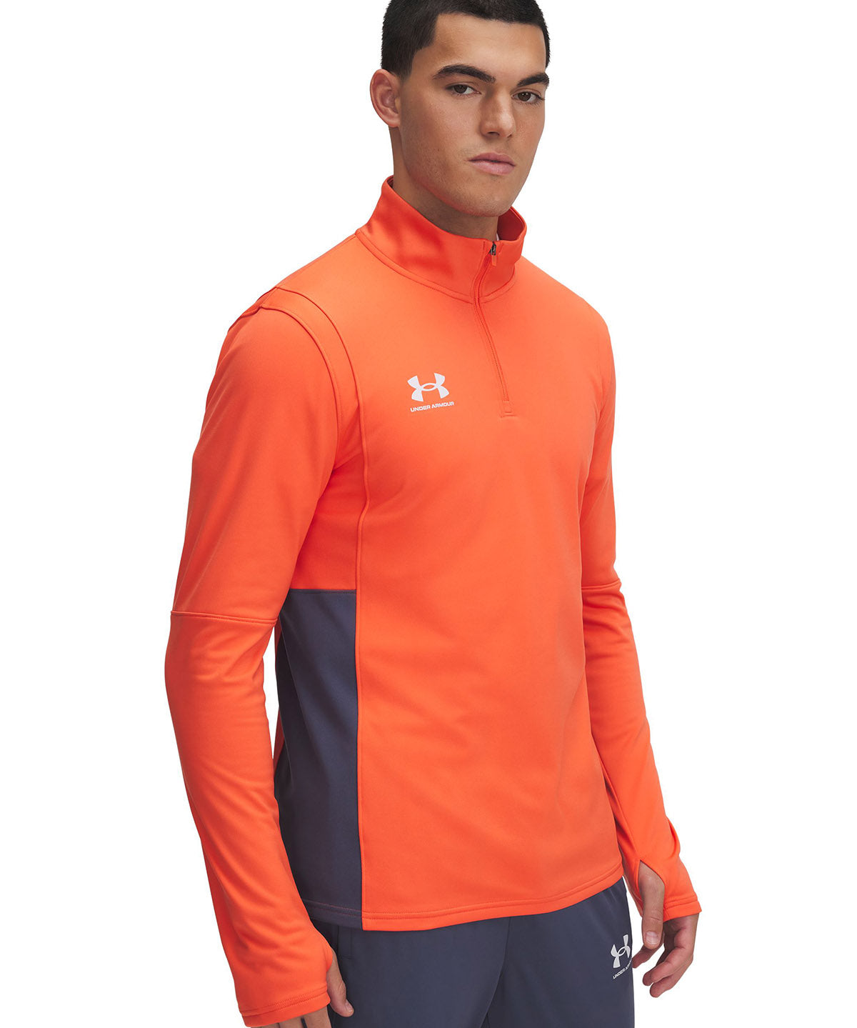 Polerón Under Armour challenger naranjo para hombre