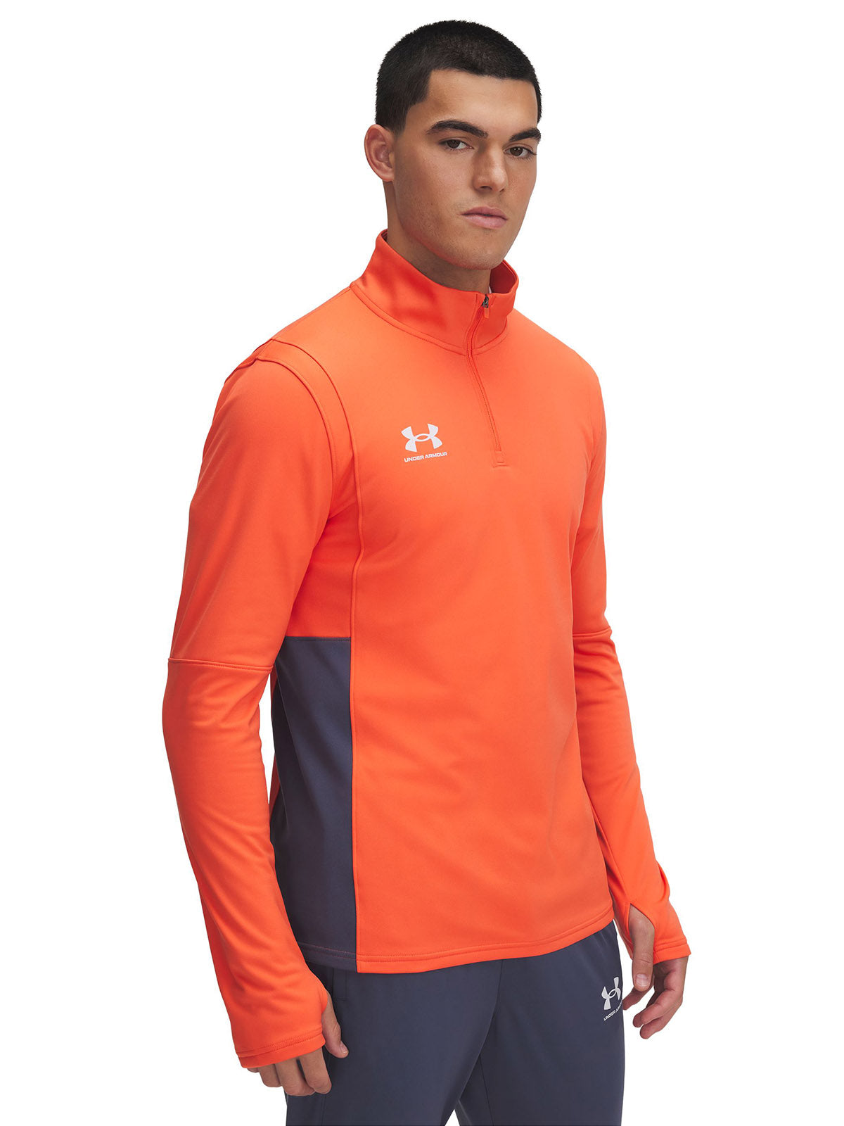 Polerón Under Armour challenger naranjo para hombre