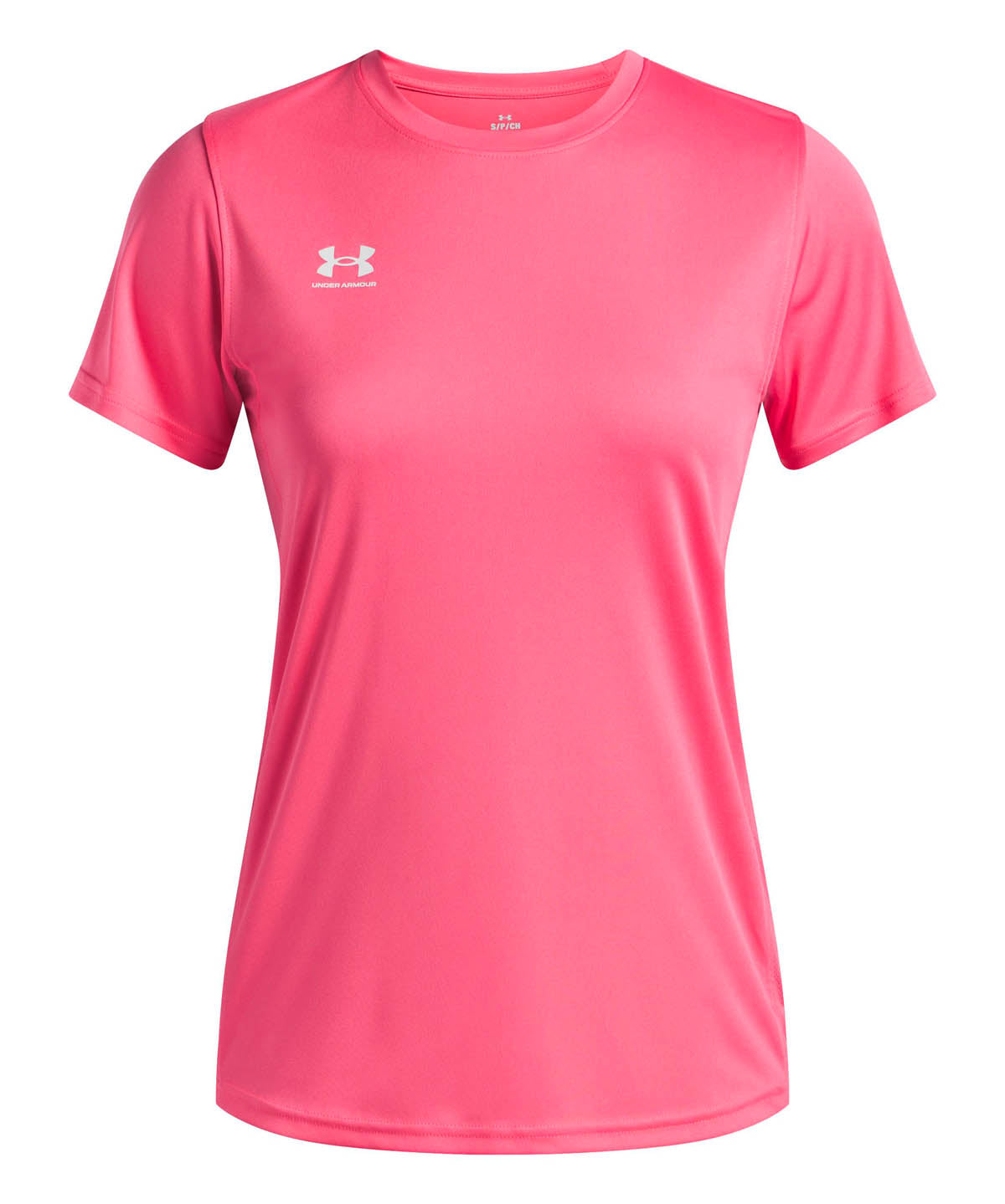 Polera manga corta de Football Challenger rosado Under Armour