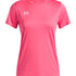 Polera manga corta de Football Challenger rosado Under Armour