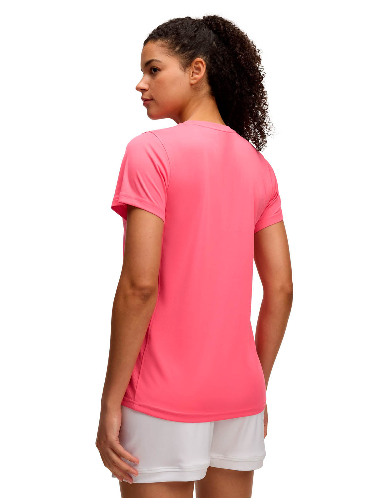 Polera manga corta de Football Challenger rosado Under Armour