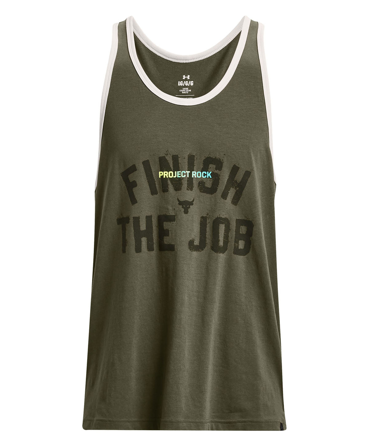 Polera sin mangas Project Rock para hombre Under Armour