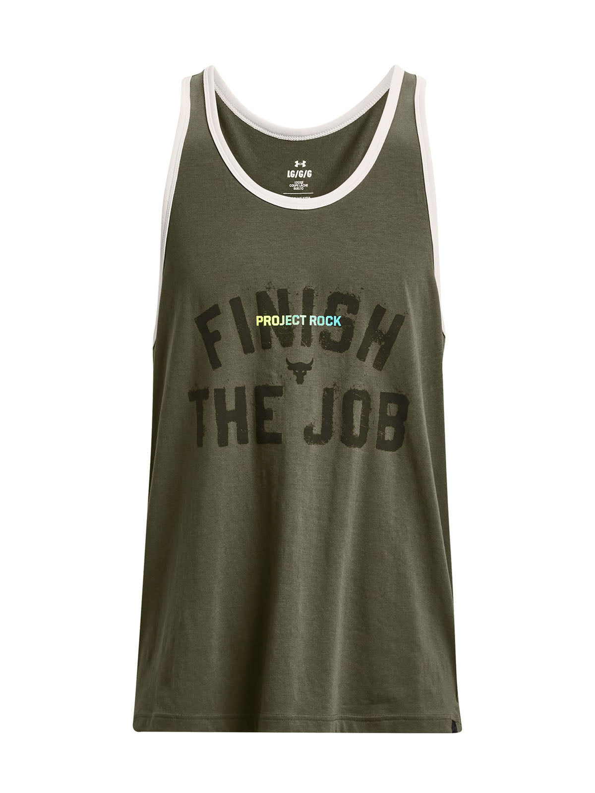 Polera sin mangas Project Rock para hombre Under Armour