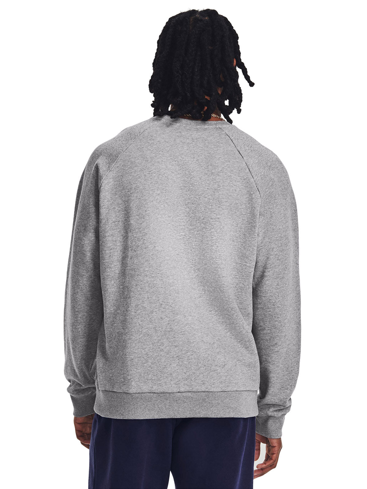 Polerón Under Armour Rival fleece crew gris para hombre