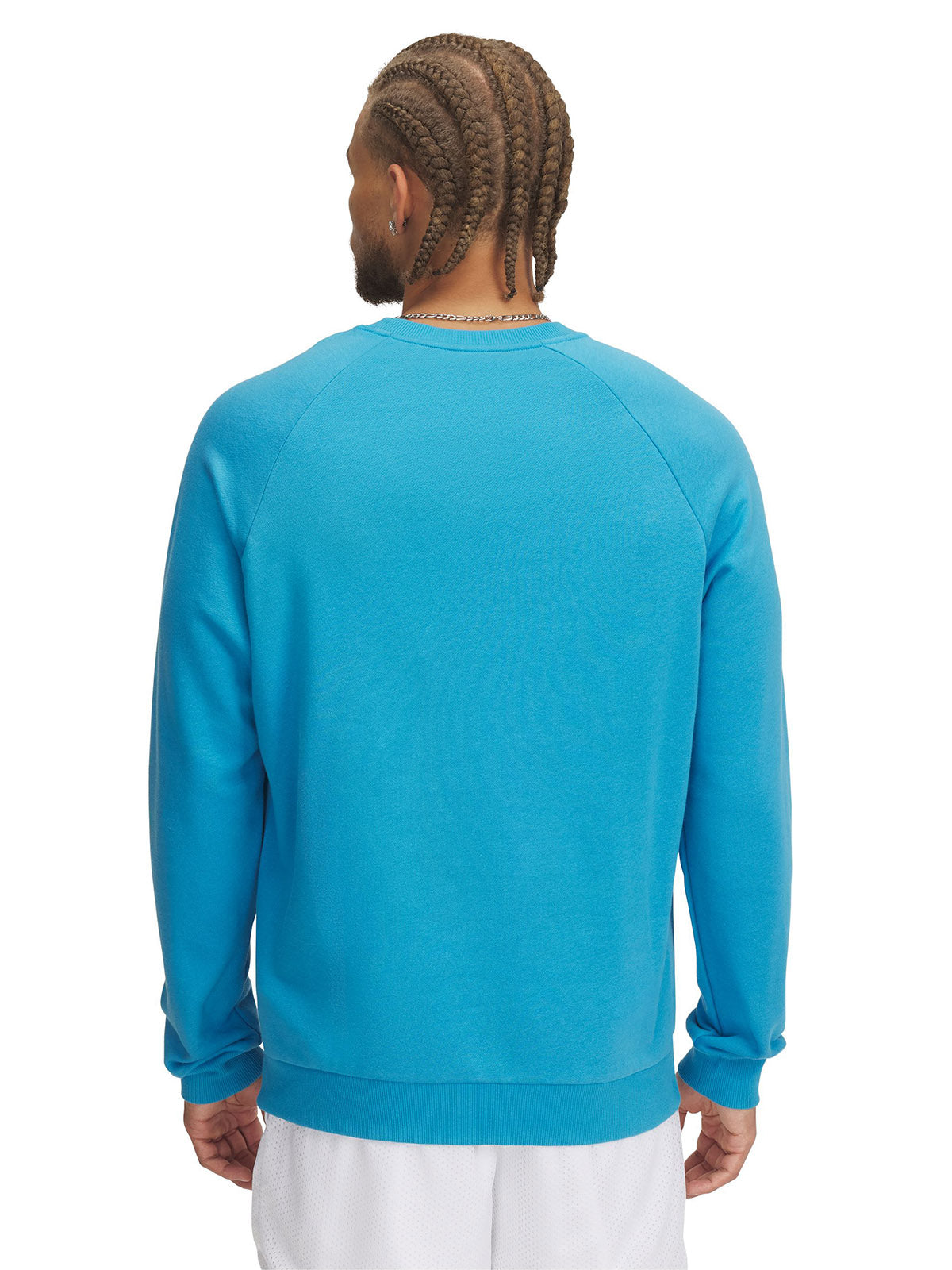 Polerón Under Armour Rival fleece crew azul para hombre