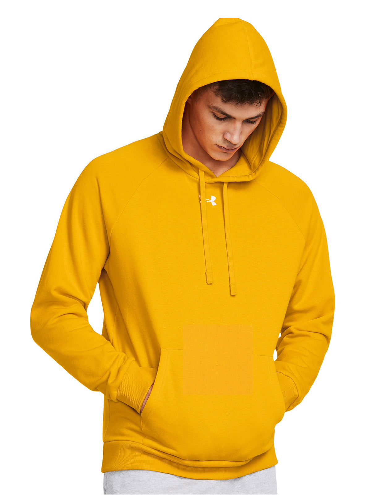 Polerón Under Armour Rival fleece amarillo para hombre