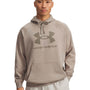 Poleron Lifestyle para hombre Rival Fleece Logo café Under Armour