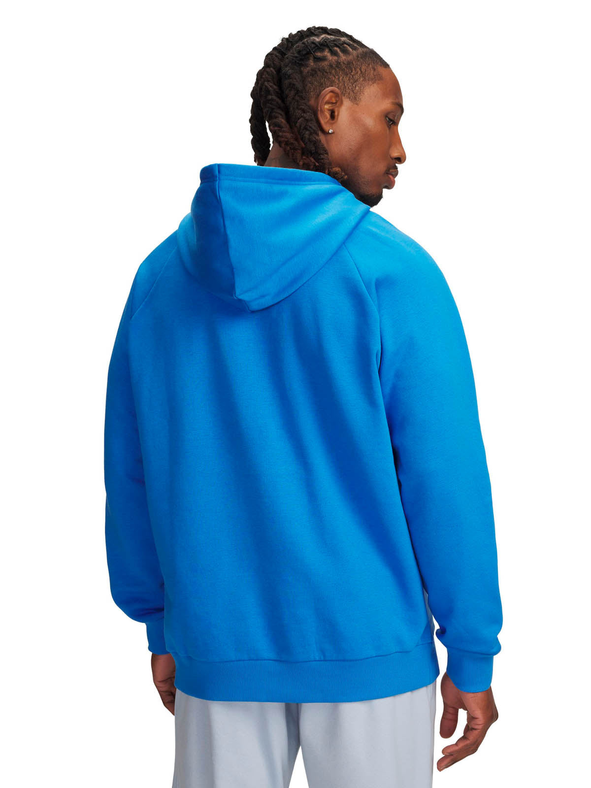 Polerón Lifestyle para hombre Rival Fleece Logo azul Under Armour