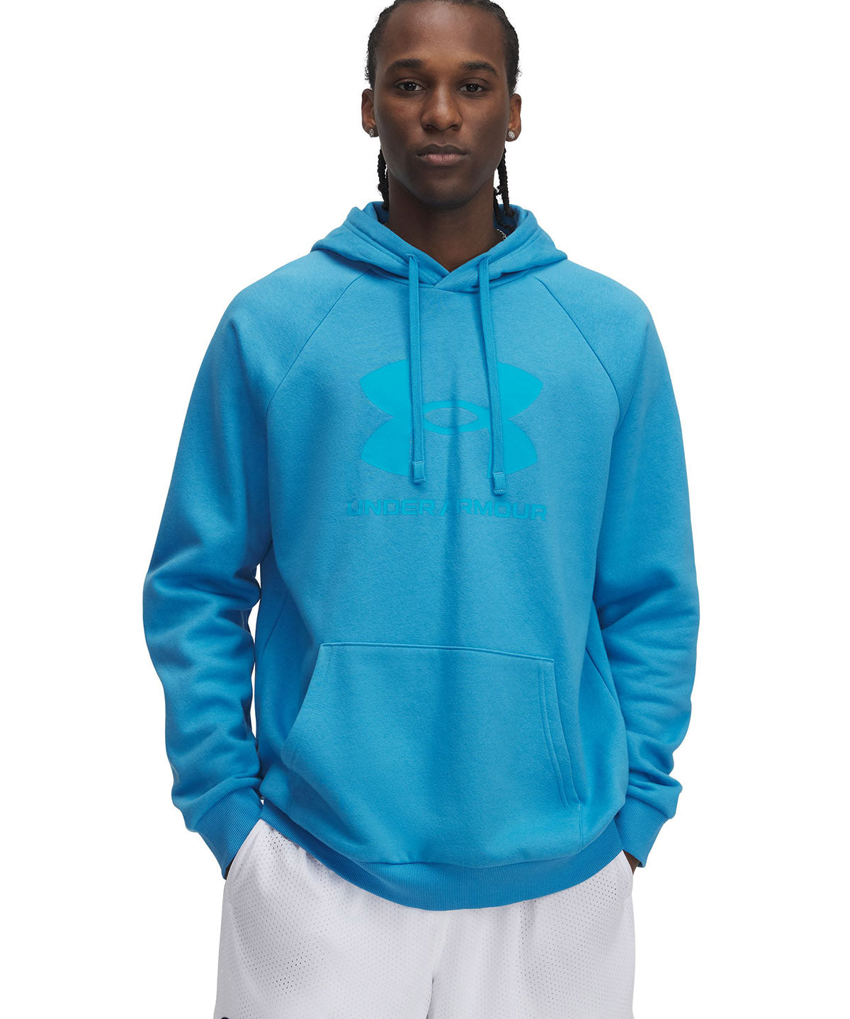 Polerón Under Armour Rival fleece azul para hombre