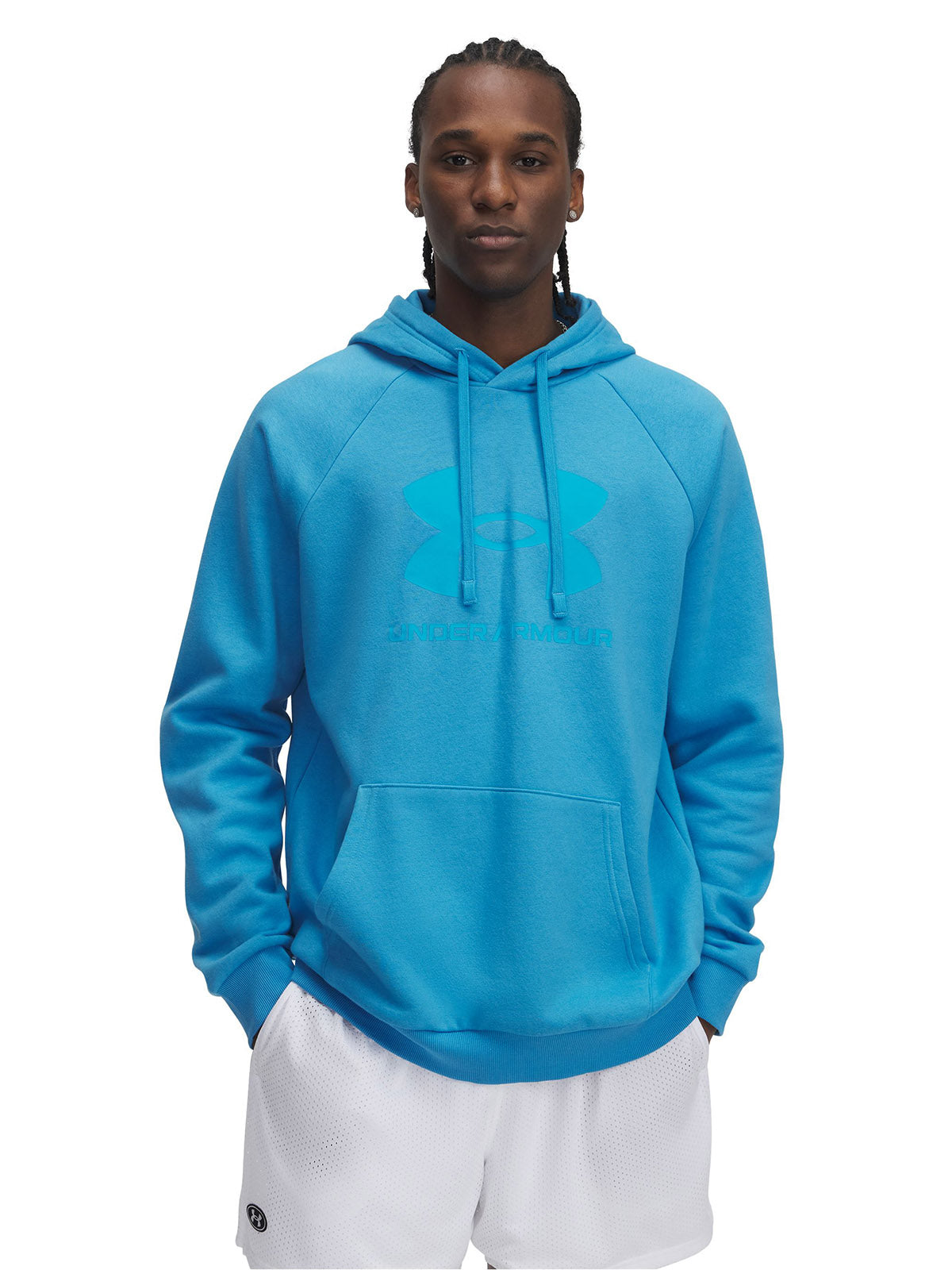 Polerón Under Armour Rival fleece azul para hombre