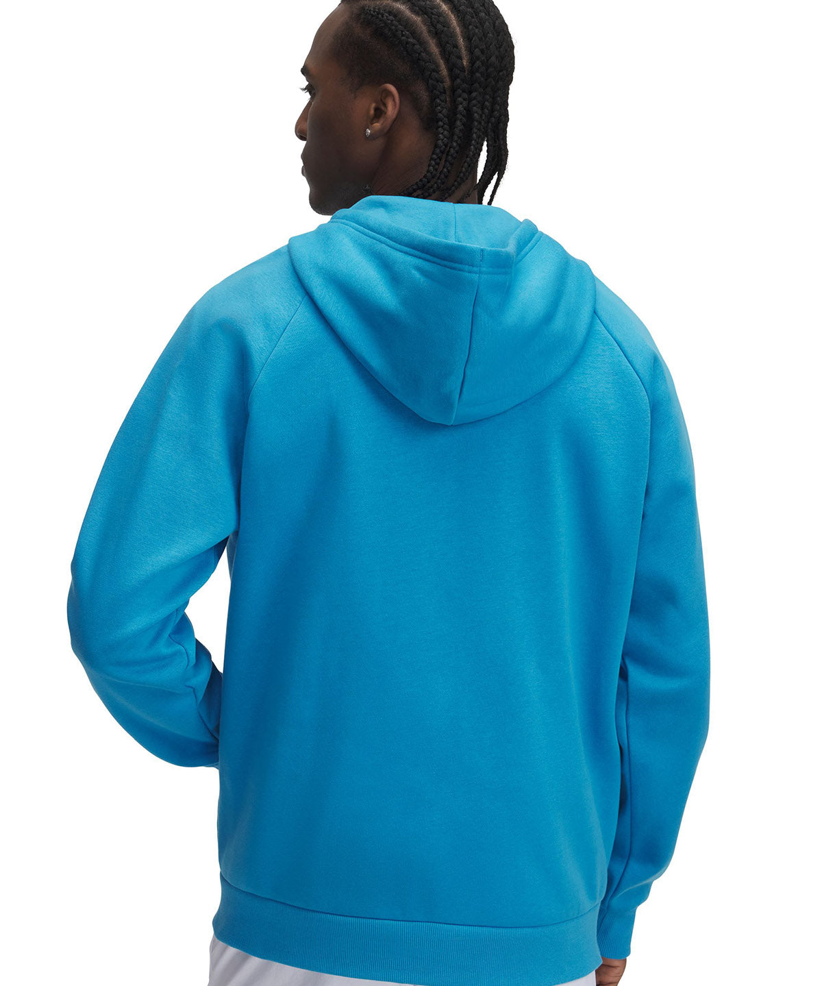 Polerón Under Armour Rival fleece con cierre azul para hombre