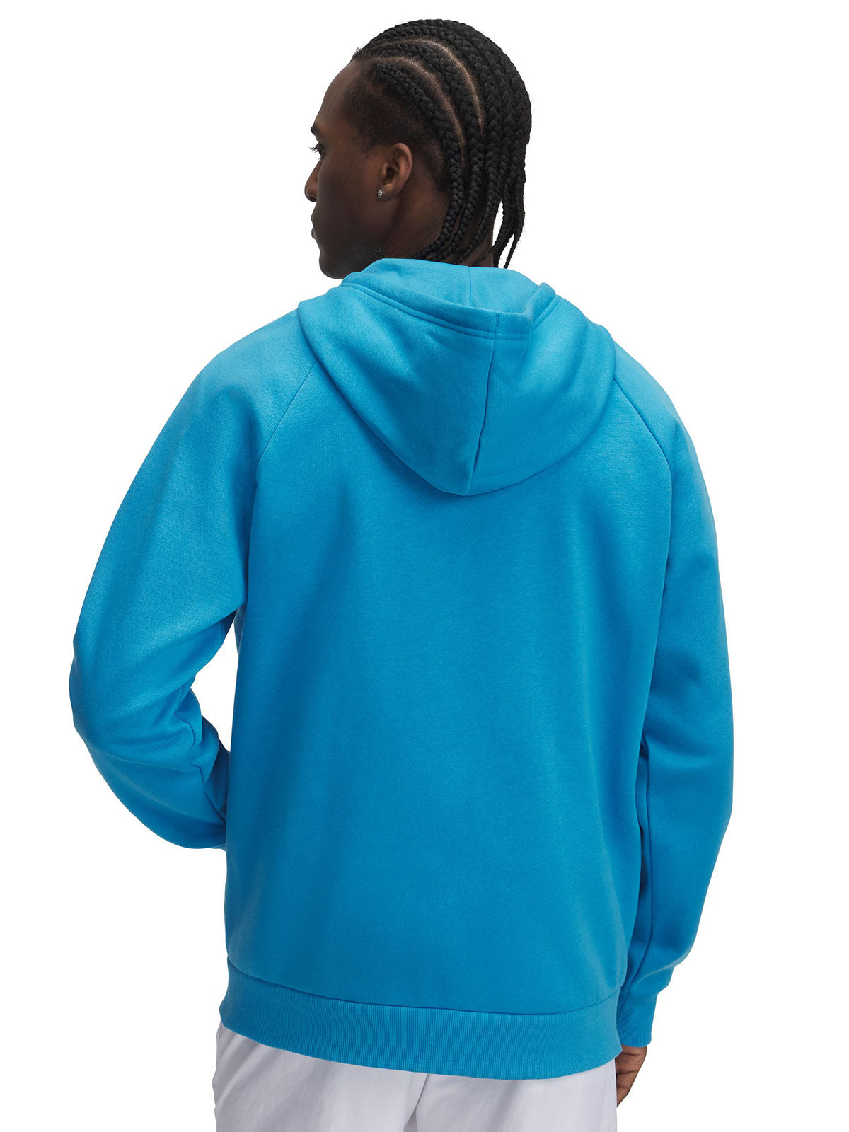 Polerón Under Armour Rival fleece con cierre azul para hombre