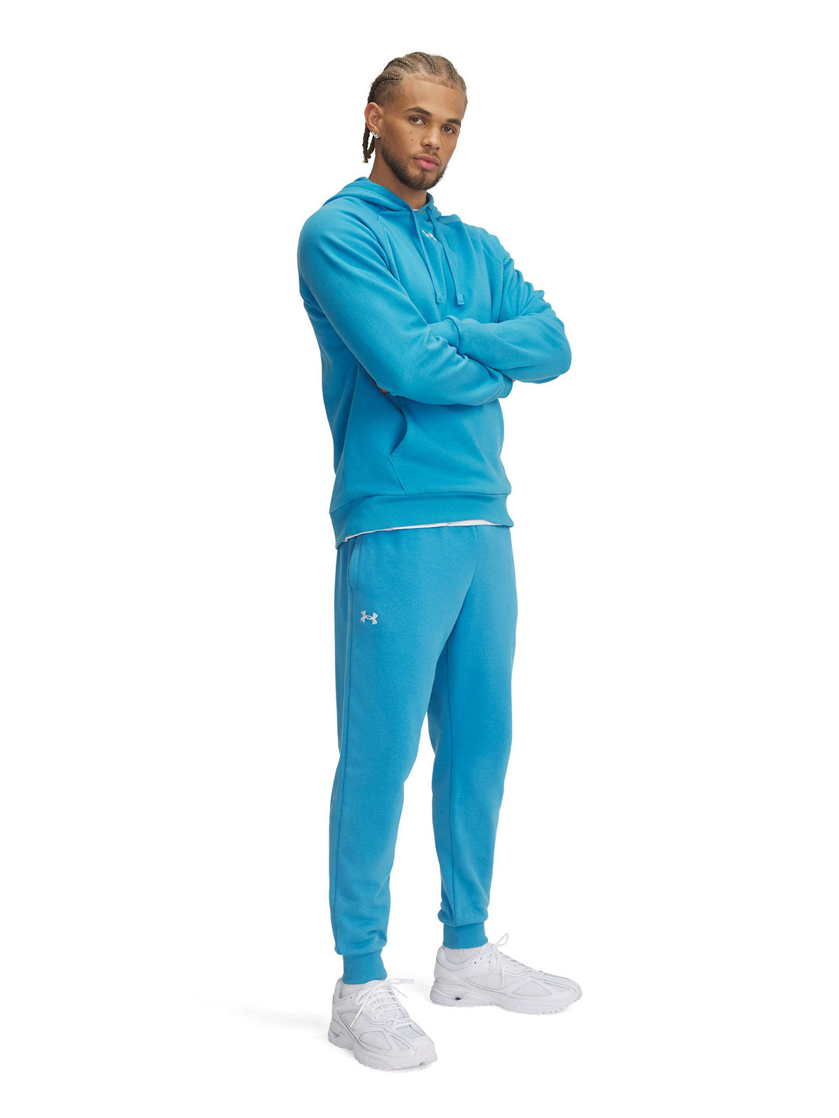 Jogger Under Armour Rival fleece azul para hombre