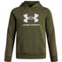 Polerón Lifestyle para niño Rival Fleece Big Logo verde Under Armour