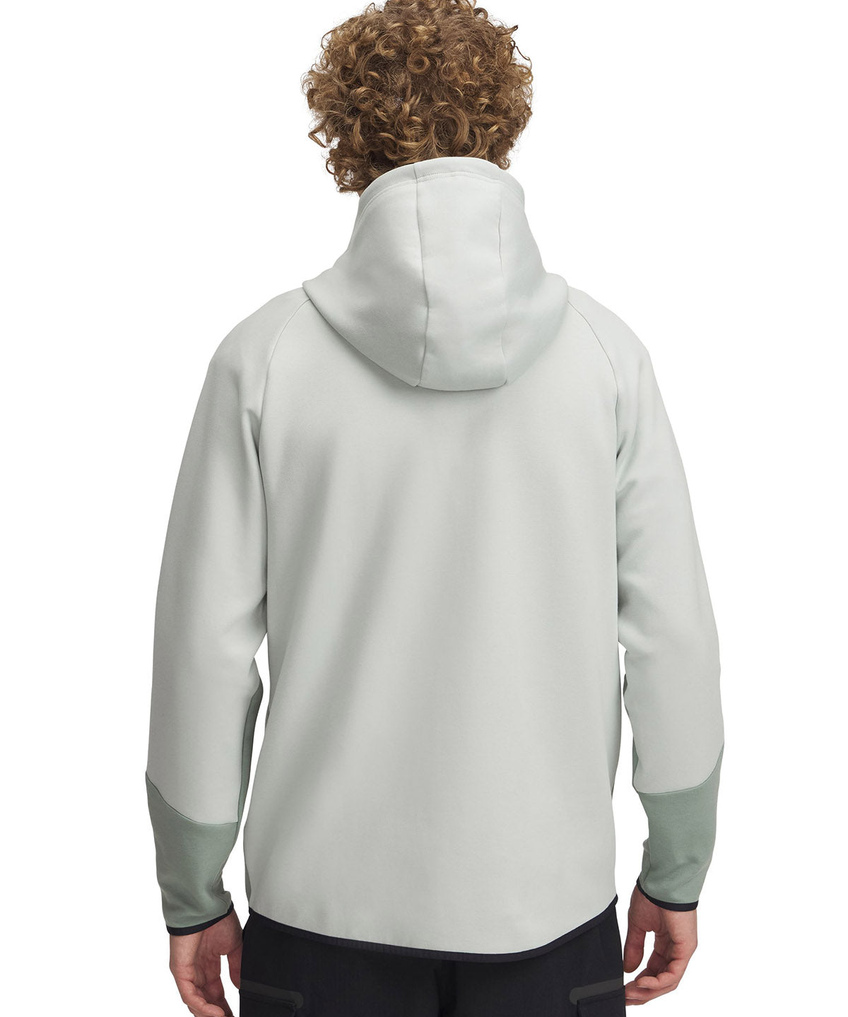 Polerón Under Armour Unstoppable fleece con cierre verde para hombre