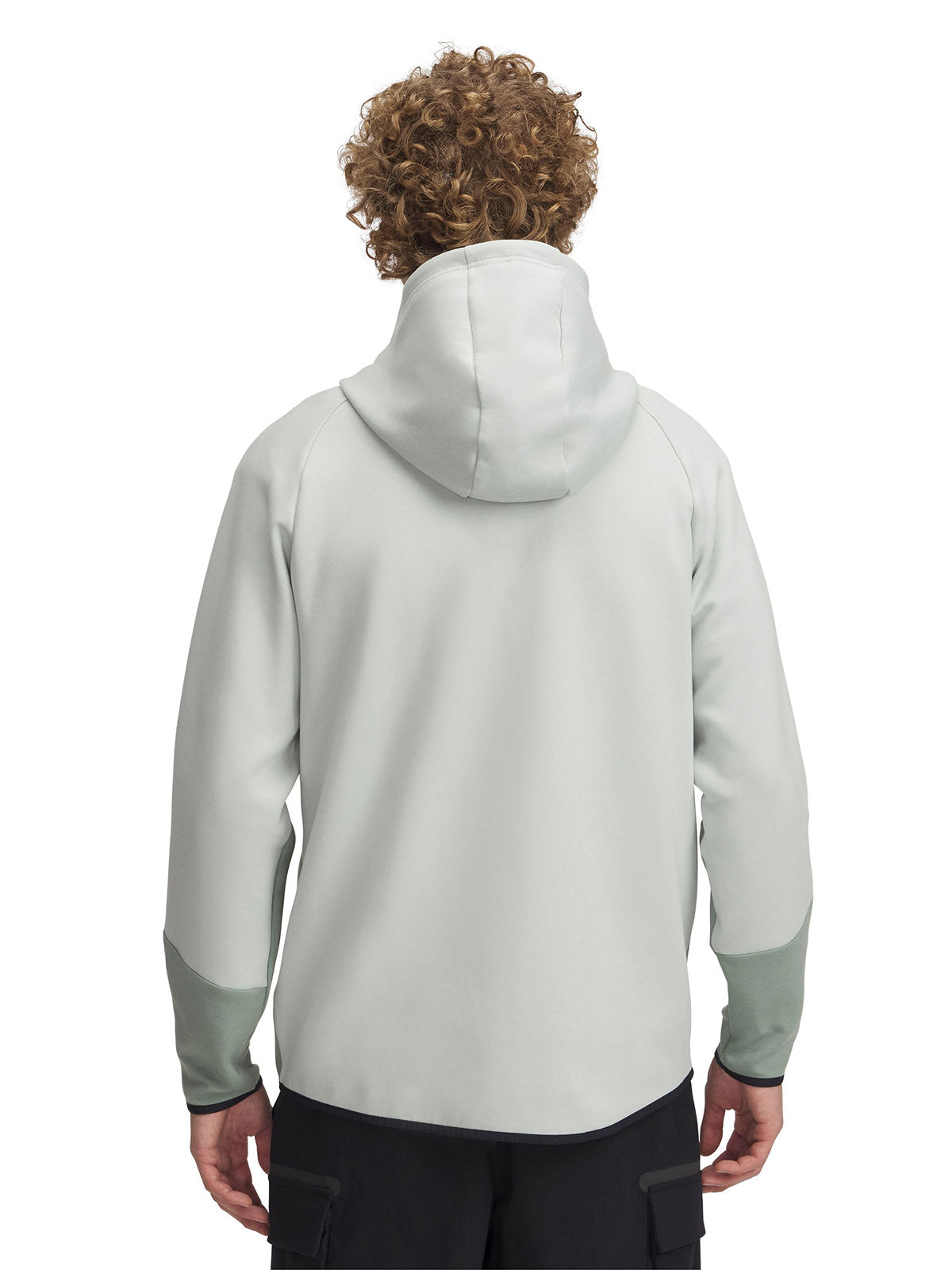 Polerón Under Armour Unstoppable fleece con cierre verde para hombre