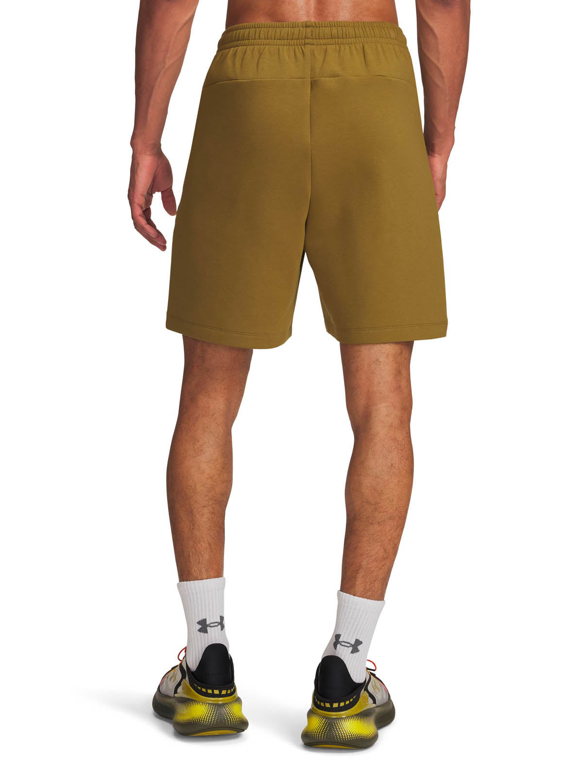 Short Lifestyle para hombre Unstoppable Fleece verde Under Armour